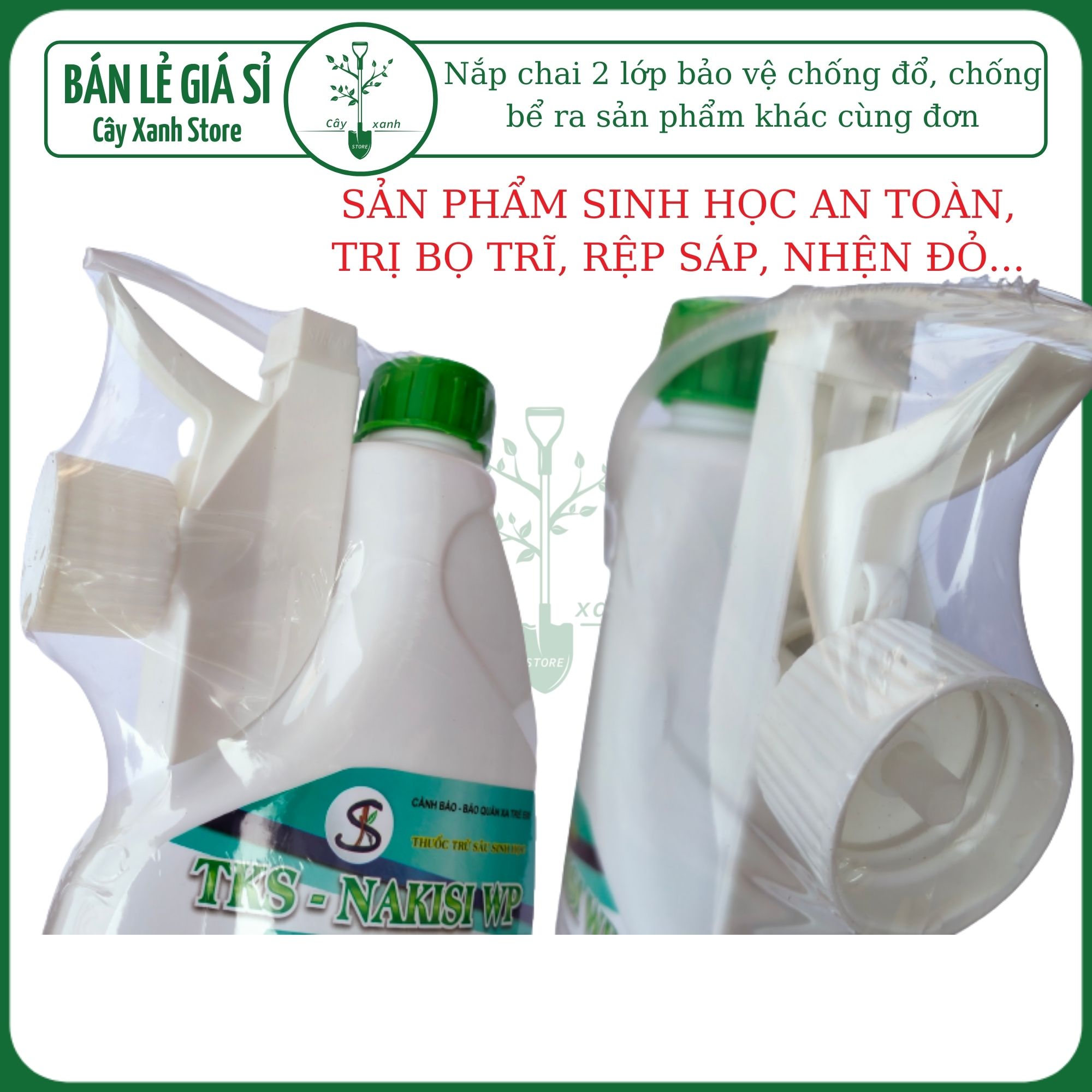 Chế Phẩm Sinh Học Diệt Bọ Trĩ, Nhện Đỏ Cho Hoa Hồng, Cây Cảnh - Đã Pha Sẵn, Xịt Trực Tiếp, An Toàn