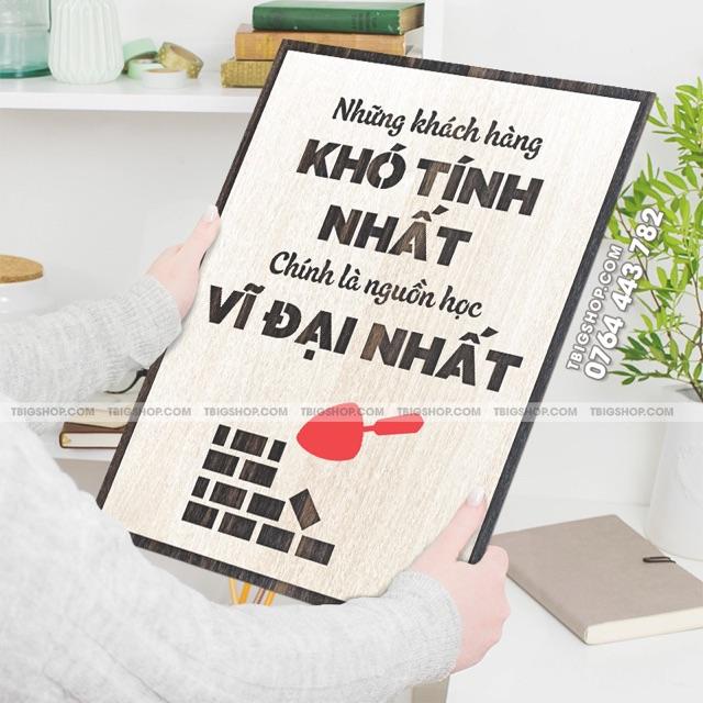 Tranh Treo Tường Gỗ TBIG051 decor quán cà phê