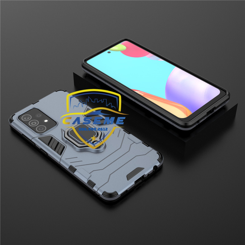 Ốp lưng dành cho Samsung Galaxy A52s Iron Man iRing Nhựa PC cứng viền dẻo chống sốc cao cấp