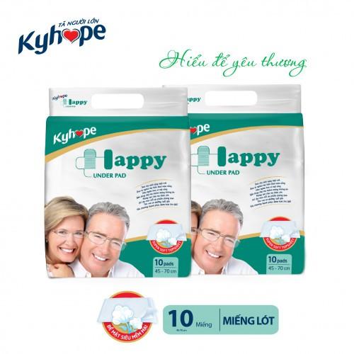 Tấm lót Kyhope HAPPY công nghệ Nhật Bản lõi SAP thấm hút cao