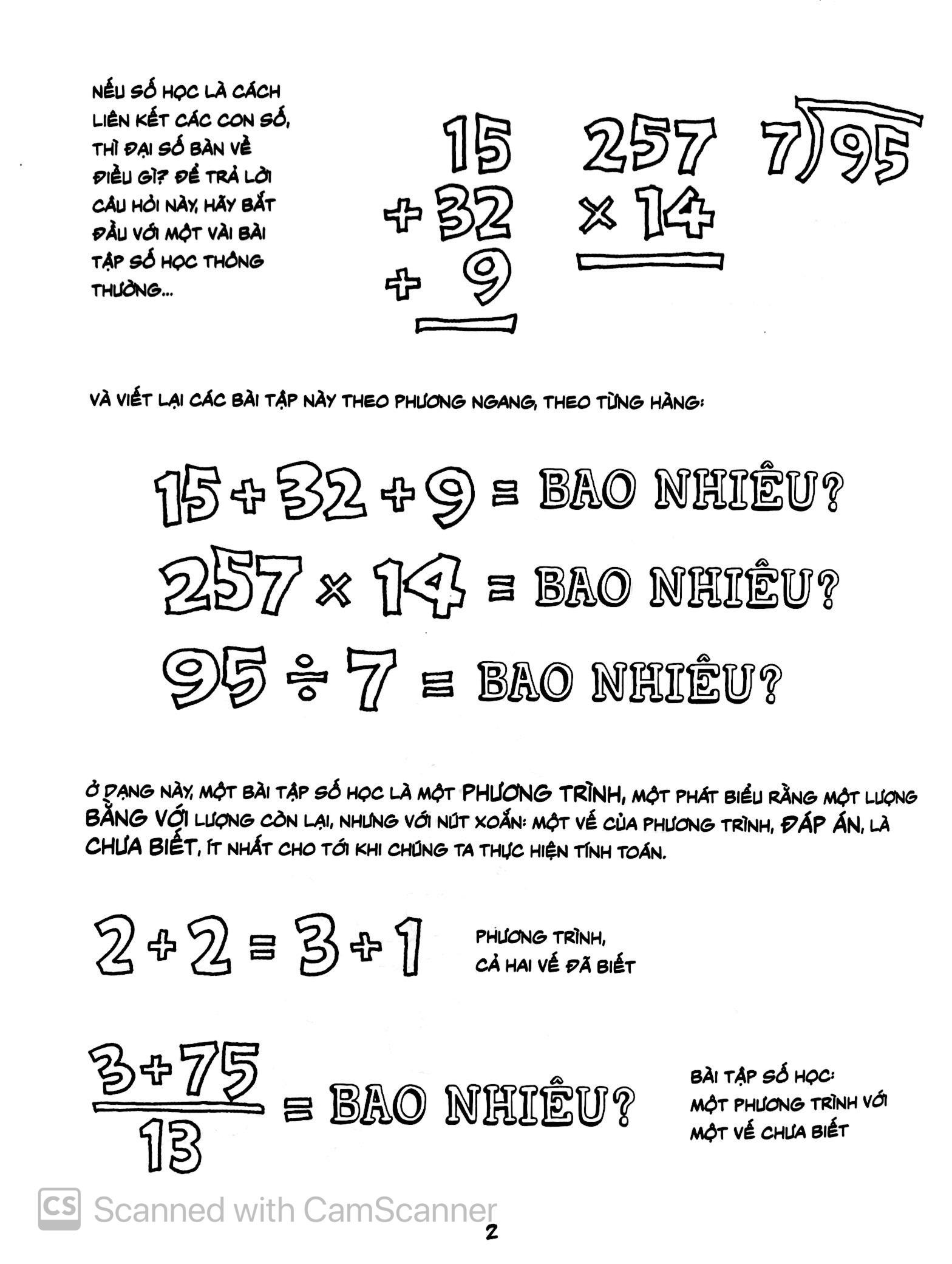 Câu Chuyện Đại Số - Cartoon Guide