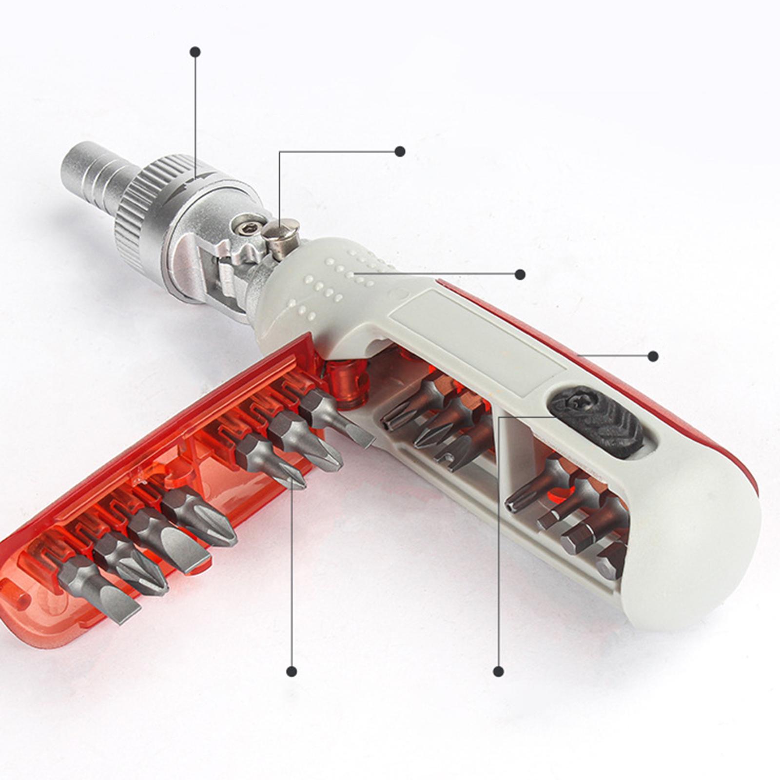 Ratchet Screwdriver Hand Tools for Emergency Office Outdoor Work Home Maintenance