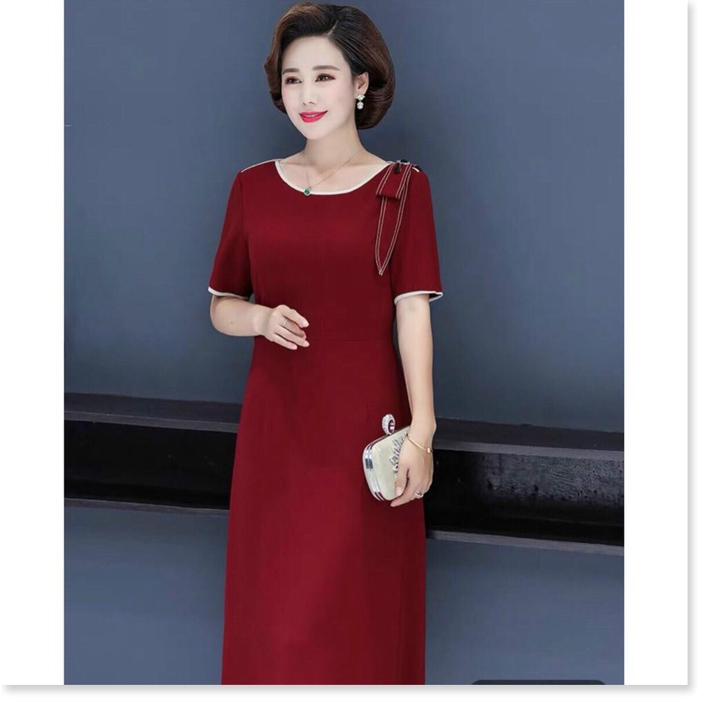 ĐẦM COTTON LẠNH SUÔNG VAI NƠ CÀI PHỤ KIỆN THỜI TRANG KING STORE