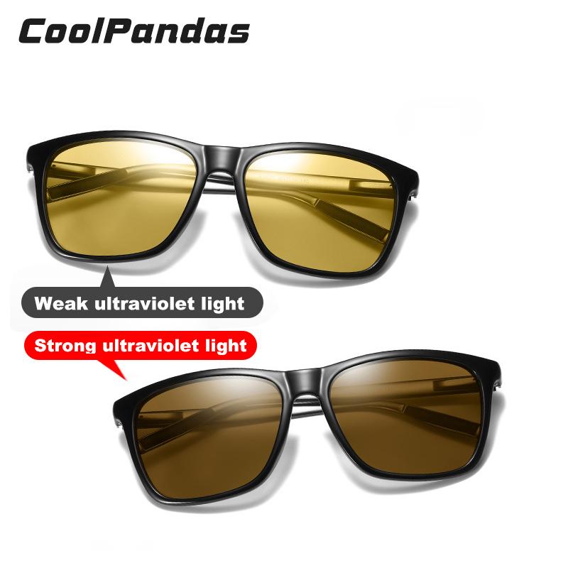 2021 Mới Vuông Photochromic Kính Mát Phân Cực Nam Ngày Và Đêm Tầm Nhìn Nữ An Toàn Lái Xe Kính Đổi Màu Oculos De Sol