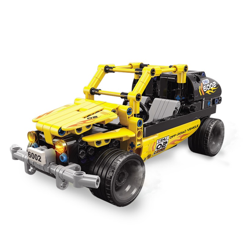 Đồ chơi xếp hình Qman 6002: Xe đua tốc độ
