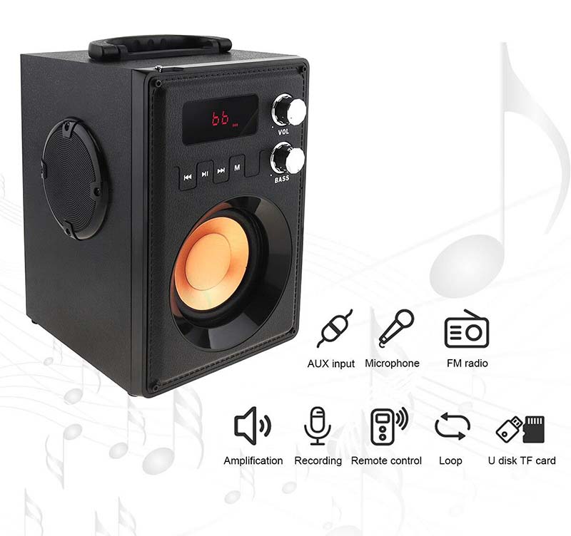 Loa Bluetooth Karaoke Super Bass RS- A800 Âm thanh trầm