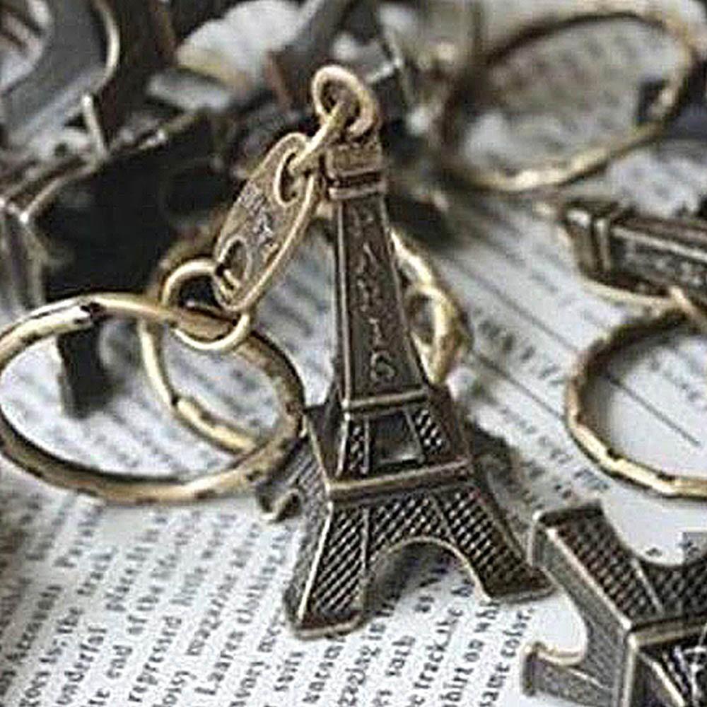Móc chìa khóa đa năng an toàn, móc treo chìa khóa mô hình tháp Eiffel độc đáo
