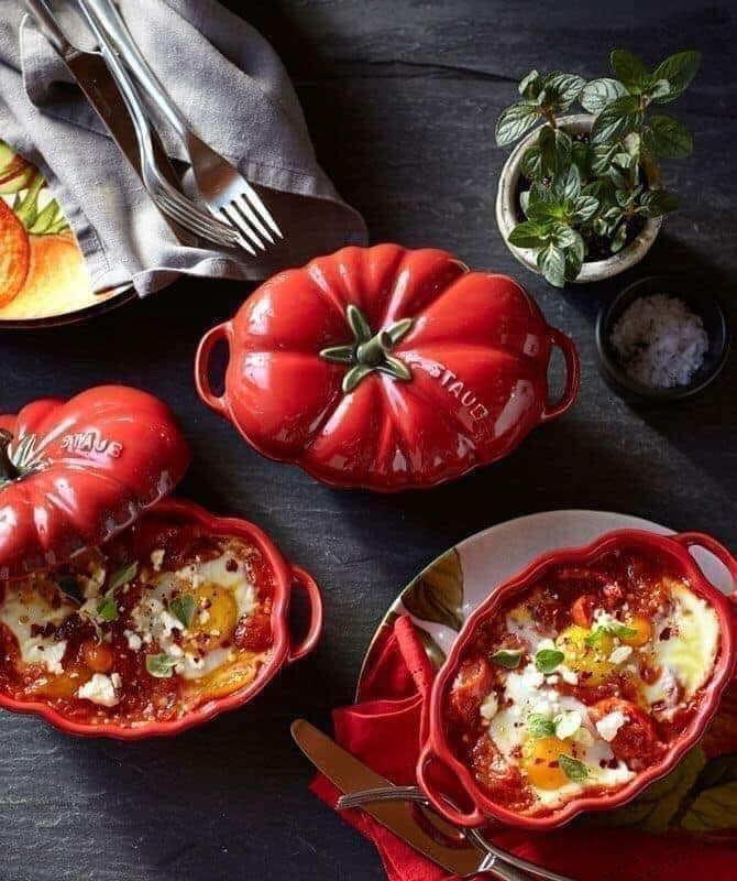 BÁT GỐM STAUB QUẢ CÀ CHUA 16CM Hàng chính hãng