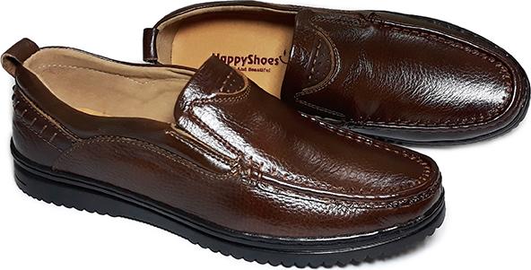 Giày Lười Nam Da Bò Thật Happsyshoes HS20