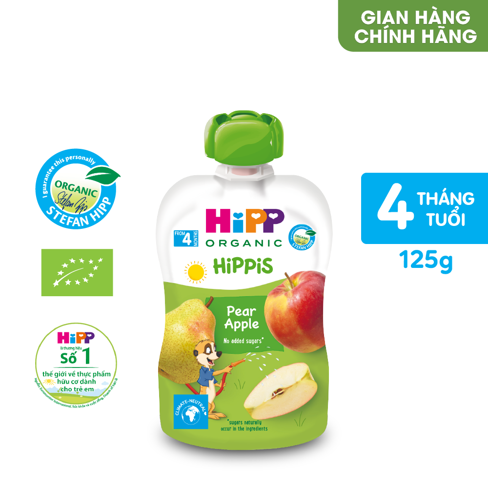 Combo ăn dặm HiPP Organic số 5: Phát triển hệ miễn dich