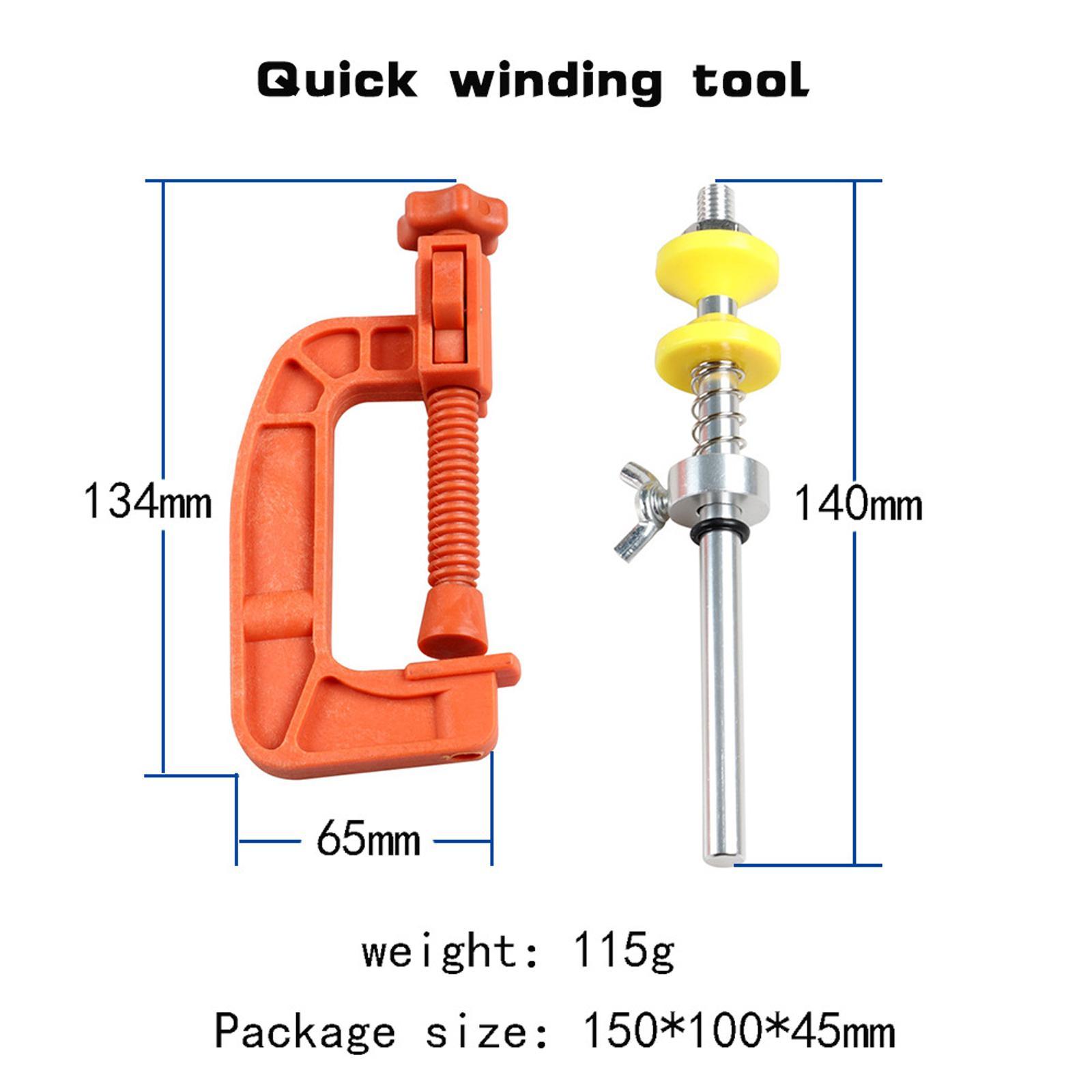 Quick Winding Tool Supplies Clamp Multi Use Spooling Station System Fishing Reel Line Spool Line Reel Holder for Outdoor Fishing