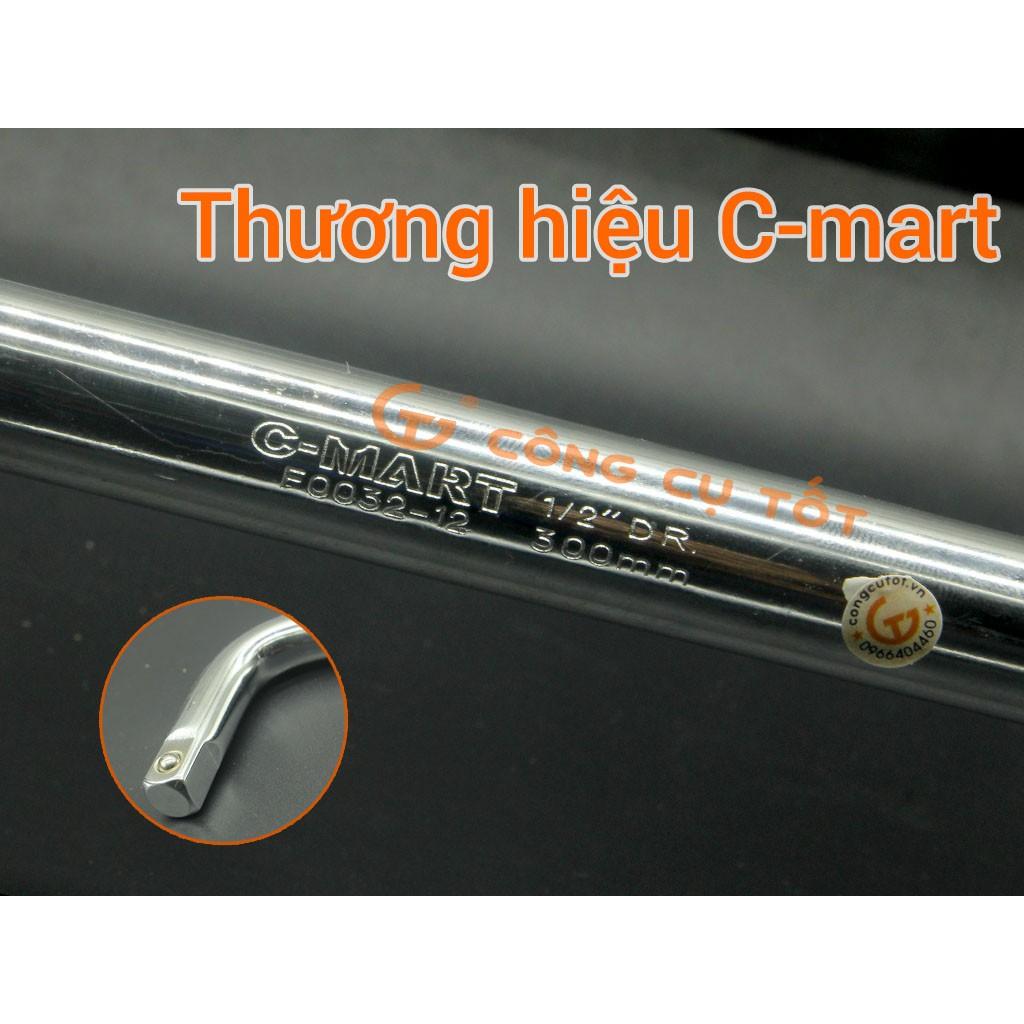 Tay vặn, cần vặn đầu tuýp, đầu khẩu chữ L 1/2&quot; 300mm/12&quot; C-MART F0032-12