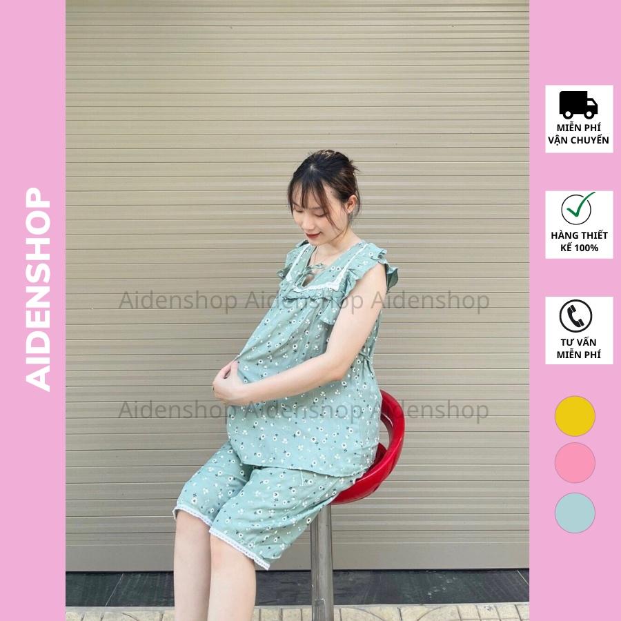 bộ bầu ngố mặc nhà xinh Aidenshop đồ bộ đẹp mùa hè