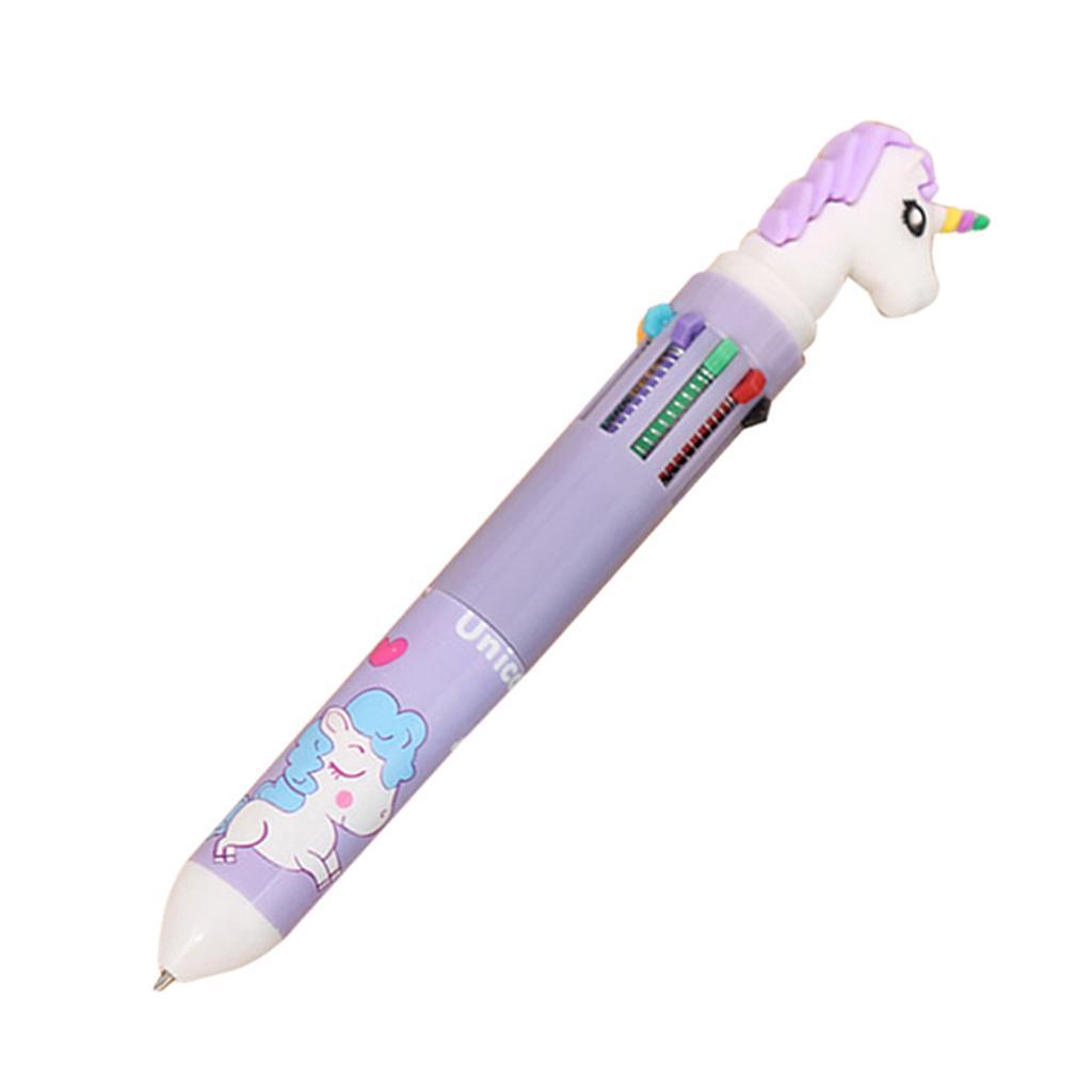 10-in-1 Retractable Ballpoint Pen f  Student Children