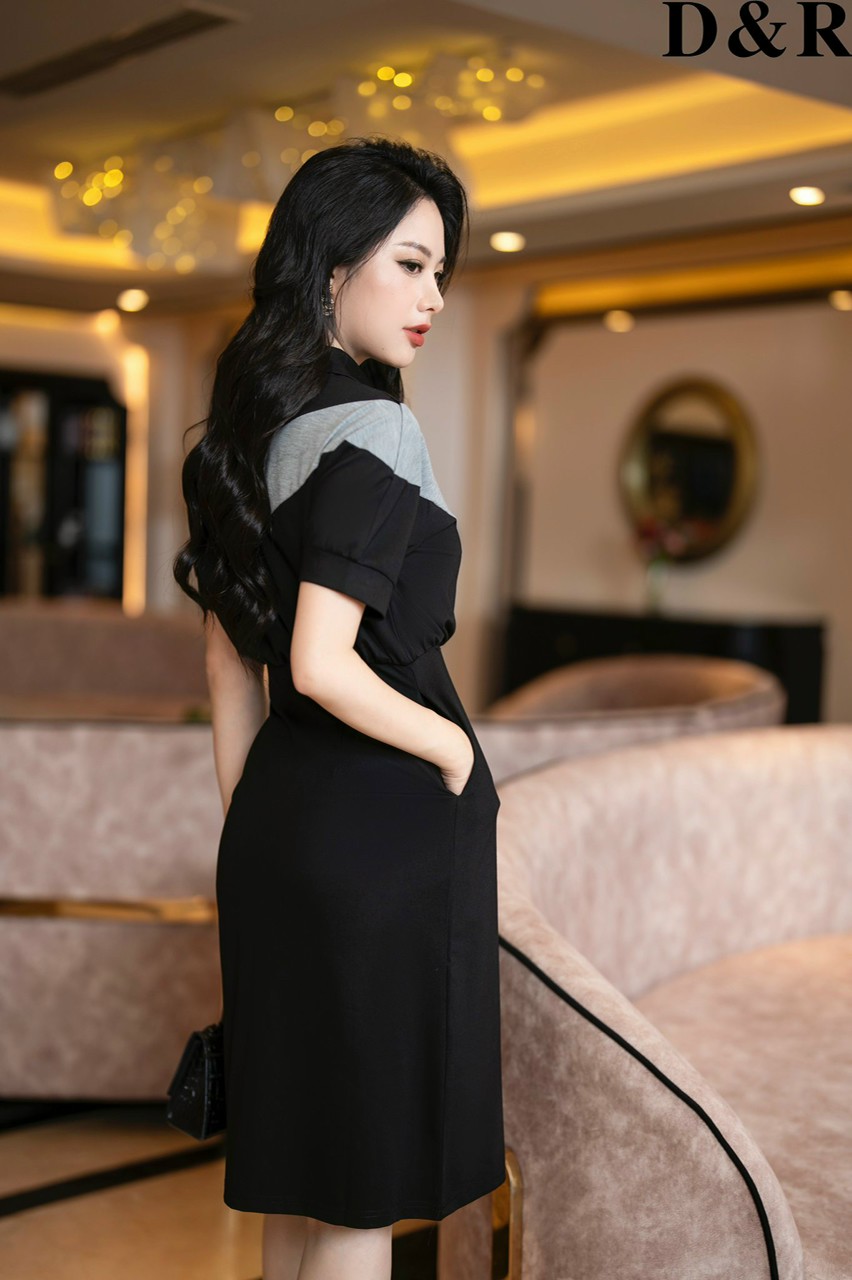 ĐẦM SUÔNG THUN LOGO SIÊU ĐẸP