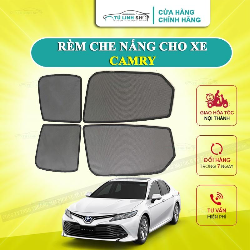 Rèm che nắng nam châm cho xe Camry, bộ 4 tấm cho 4 cửa, hàng loại 1 cao cấp nhất, vừa khít kính