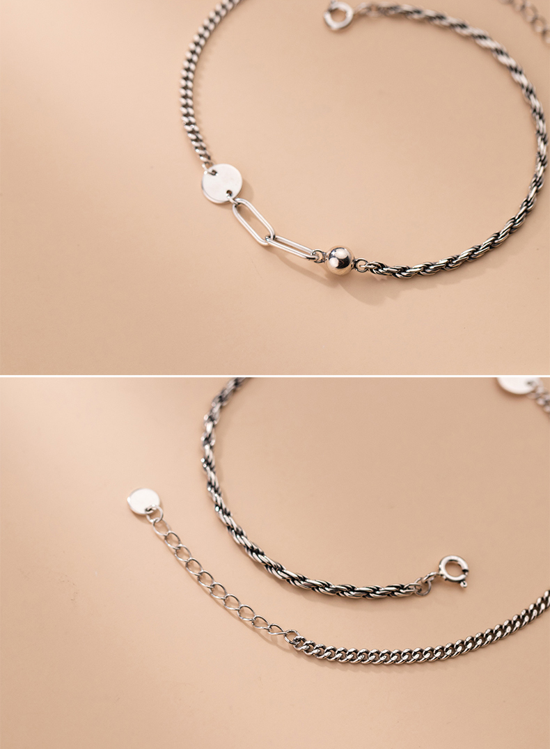 LẮC CHÂN BẠC NỮ ĐẸP LCBN295 bạc cao cấp dây dày - Lắc chân bạc 2TSILVER