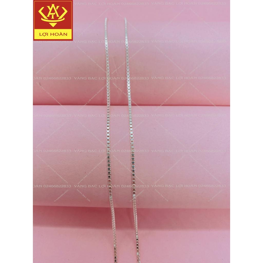 Dây chuyền bạc 925 nữ, mặt versac cao cấp - trang sức Lợi Hoàn