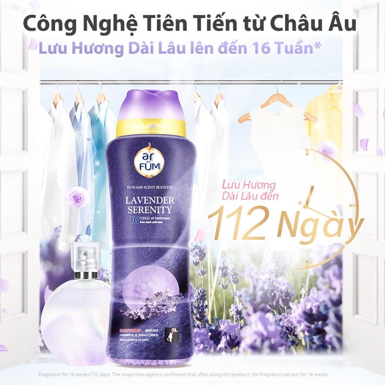 Hạt Xả Thơm Quần Áo Arfum Lưu Hương Tới 16 Tuần, Làm Mềm Vải Và Chống Tĩnh Điện (25gr/Túi