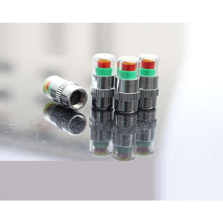 Bộ nắp van đo và cảnh báo áp suất lốp xe cao cấp