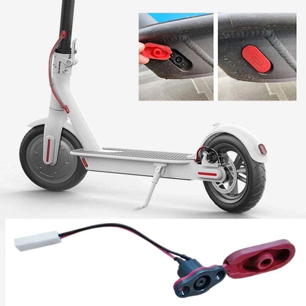 1/2 Chiếc Xe Điện Lỗ Sạc Bao Da Với Cáp Sạc Cổng Sạc Nhựa Chống Nước Dành Cho Xiaomi M365 xe Tay Ga Color: 2pcs