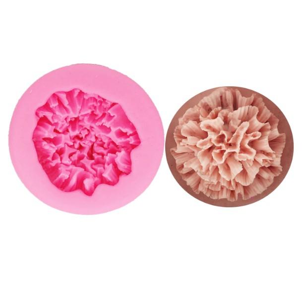 Khuôn rau câu silicon 3D hoa mẫu đơn