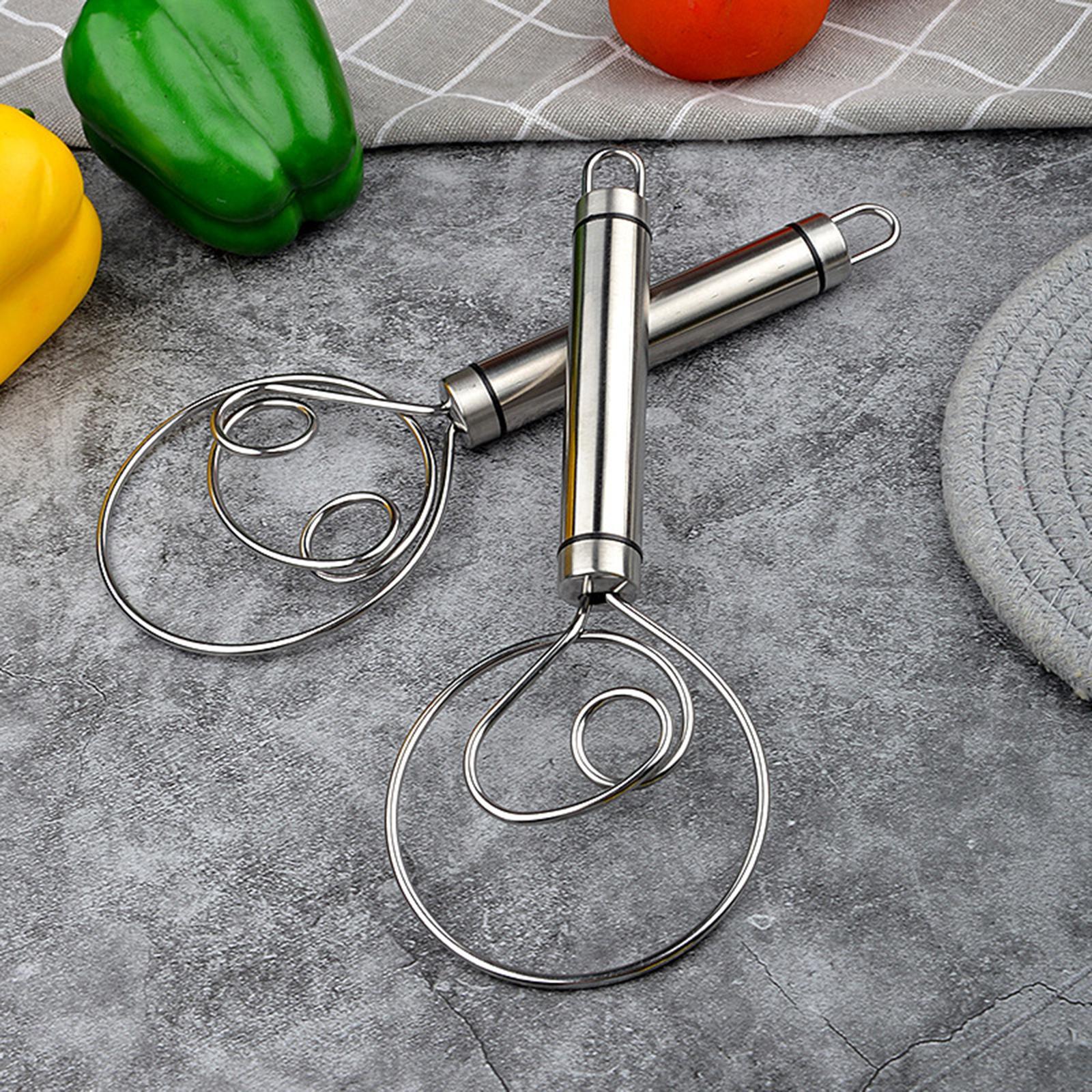Hand Danish Whisk Kitchen Baking Tools Bread Mixer for Biscuits Dessert Cake