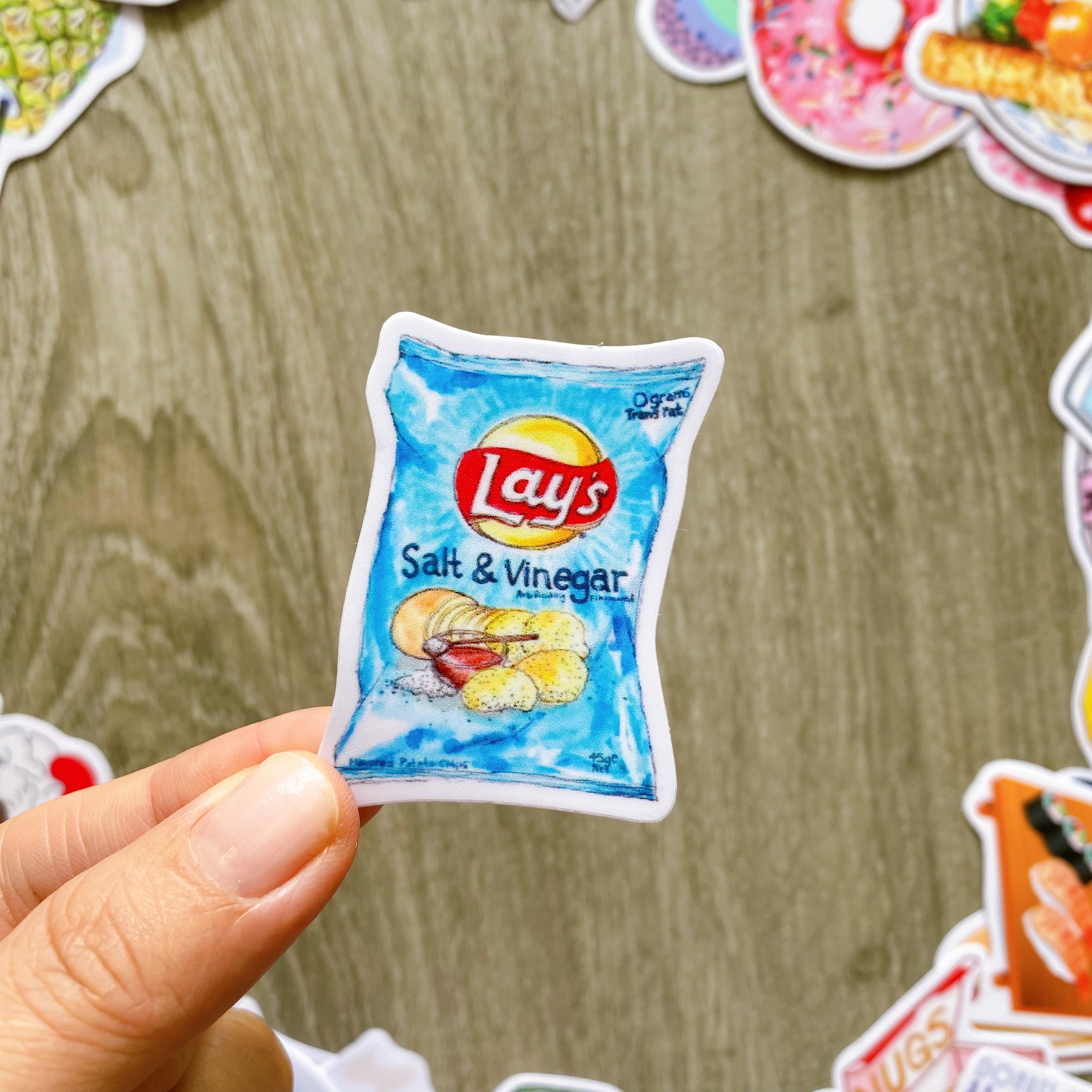 Bộ 50 Sticker Food Chủ Đề Món Ăn Uống  Hình Dán Chống Nước Decal Chất Lượng Cao Trang Trí Va Li Du Lịch, Xe Đạp, Xe Máy, Laptop, Nón Bảo Hiểm, Máy Tính Học Sinh, Tủ Quần Áo, Nắp Lưng Điện Thoại
