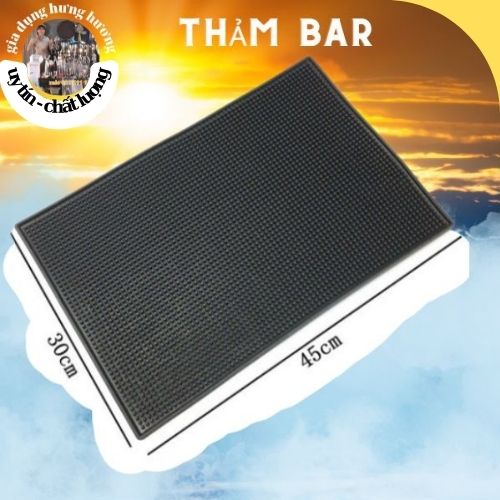 GIÁ SỈ TẠI XƯỞNG Thảm Cao Su Lót Quầy Bar pha chế cỡ 30x45cm đẹp dày dặn giá rẻ