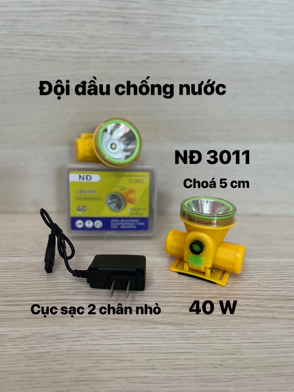 Đèn Pin Đội Đầu Siêu Sáng Chống Nước NĐ 3011