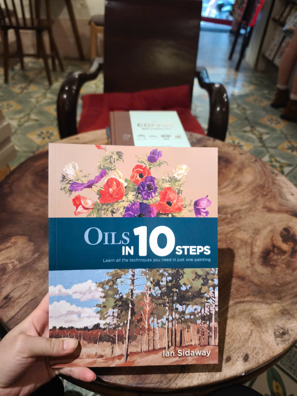 Sách - Oils In 10 Steps by Ian Sidaway - Art Book in English
