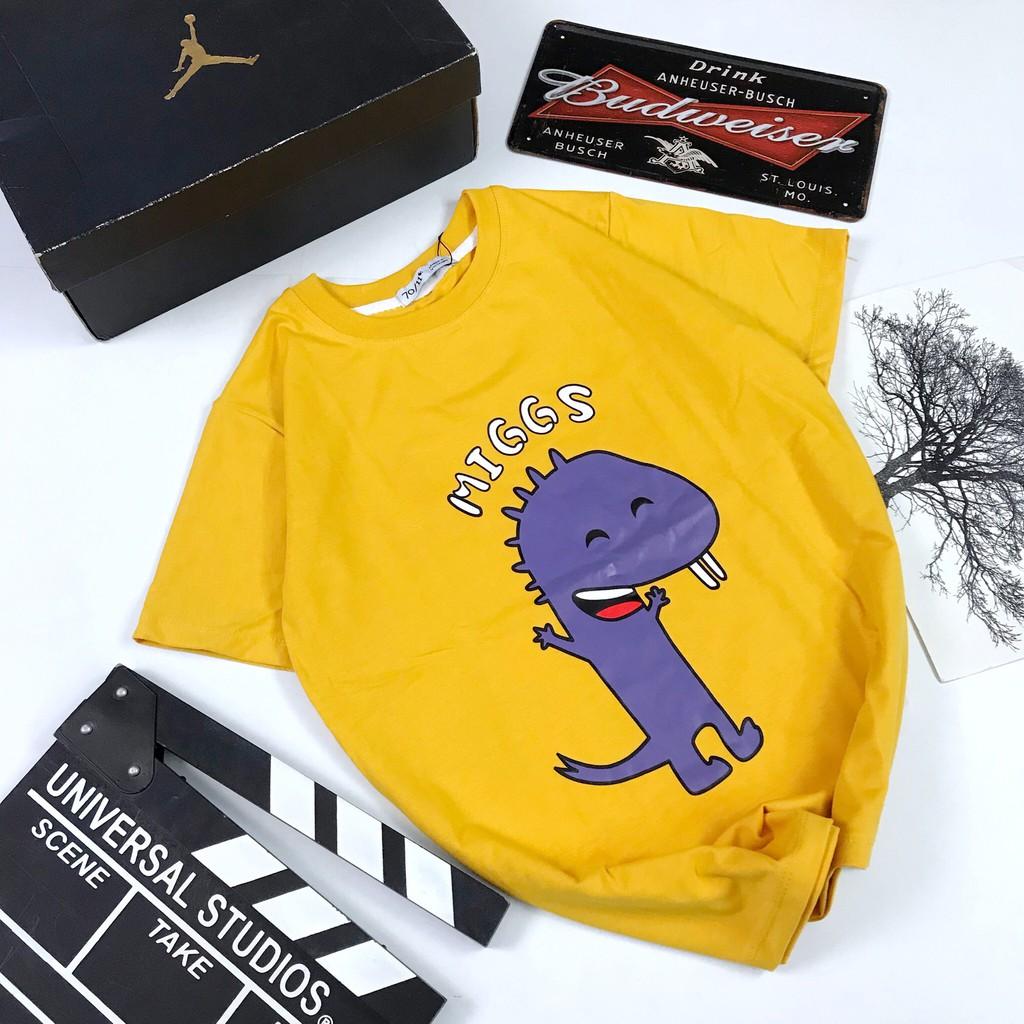 - Áo thun tay ngắn Be Yourself unisex size M L XL - KHỦNG LONG MIGGS