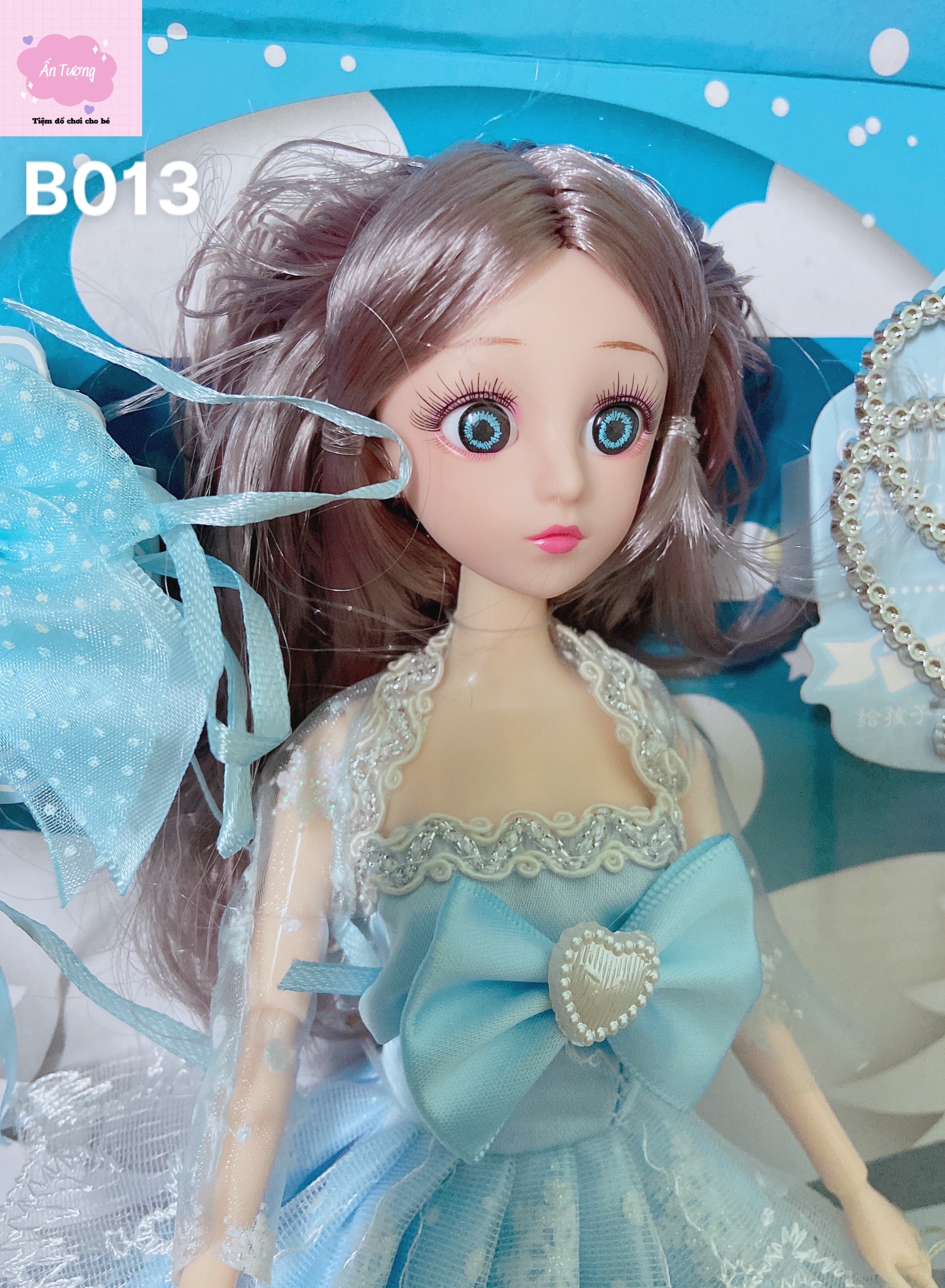 Đồ chơi bé gái - Đồ chơi búp bê- Hộp  búp bê Barbie công chúa Elsa- nữ hoàng băng giá