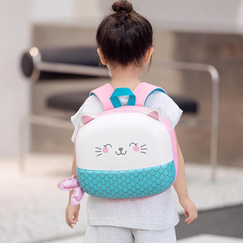Ba Lô Cho Bé Mầm Non &amp; Mẫu Giáo 2-5 Tuổi Tiên Cá Mèo BLT34