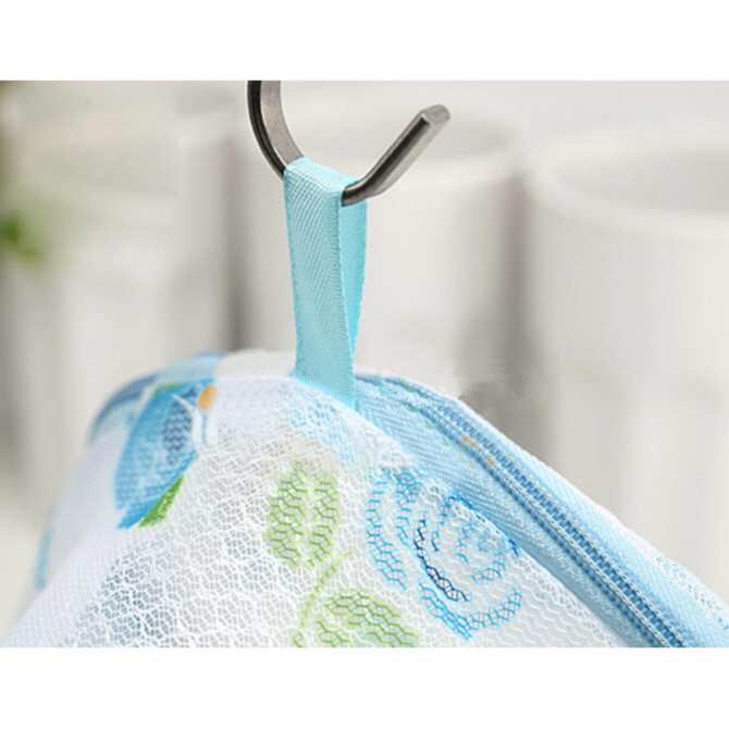 Túi Lưới 2 Lớp Giặt Đồ Lót Ánh dương AD8345 15 x 15 cm ( màu ngẫu nhiên)