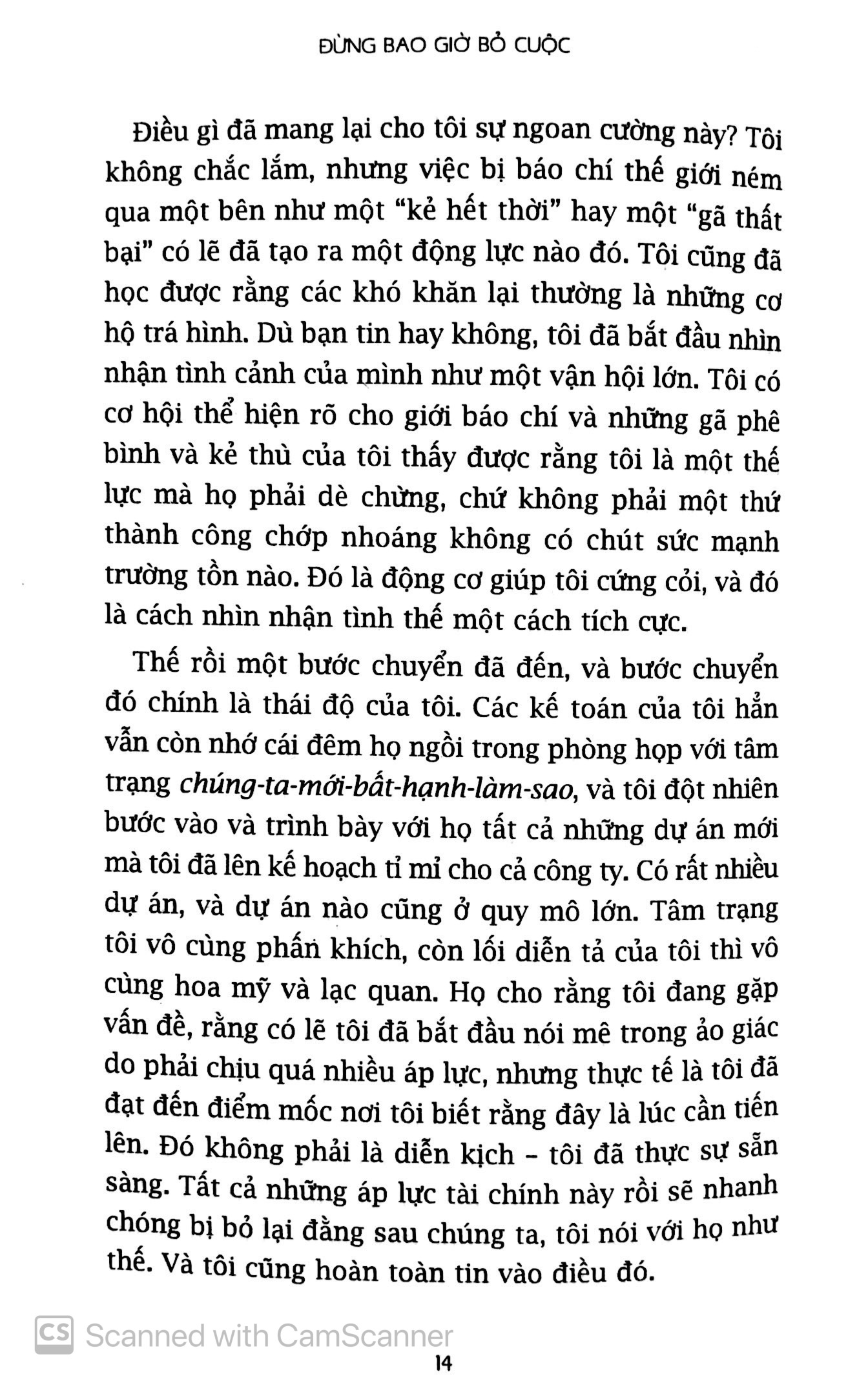 Sách Trump - Đừng Bao Giờ Bỏ Cuộc