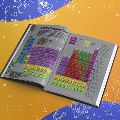 Sách bách khoa toàn thư khoa học và không gian, bảng tuần hoàn hóa học ( Bộ 3 cuốn )