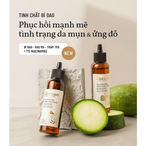 Tinh chất giảm mụn bí đao Cocoon 70ml NPP Shoptido