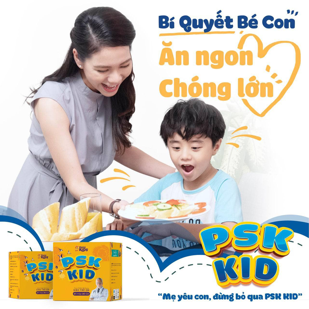 Siro Trẻ Em PSK KID - Giúp Bé Ăn Ngon Và Tăng Sức Đề Kháng - Chính Hãng Matxi Corp