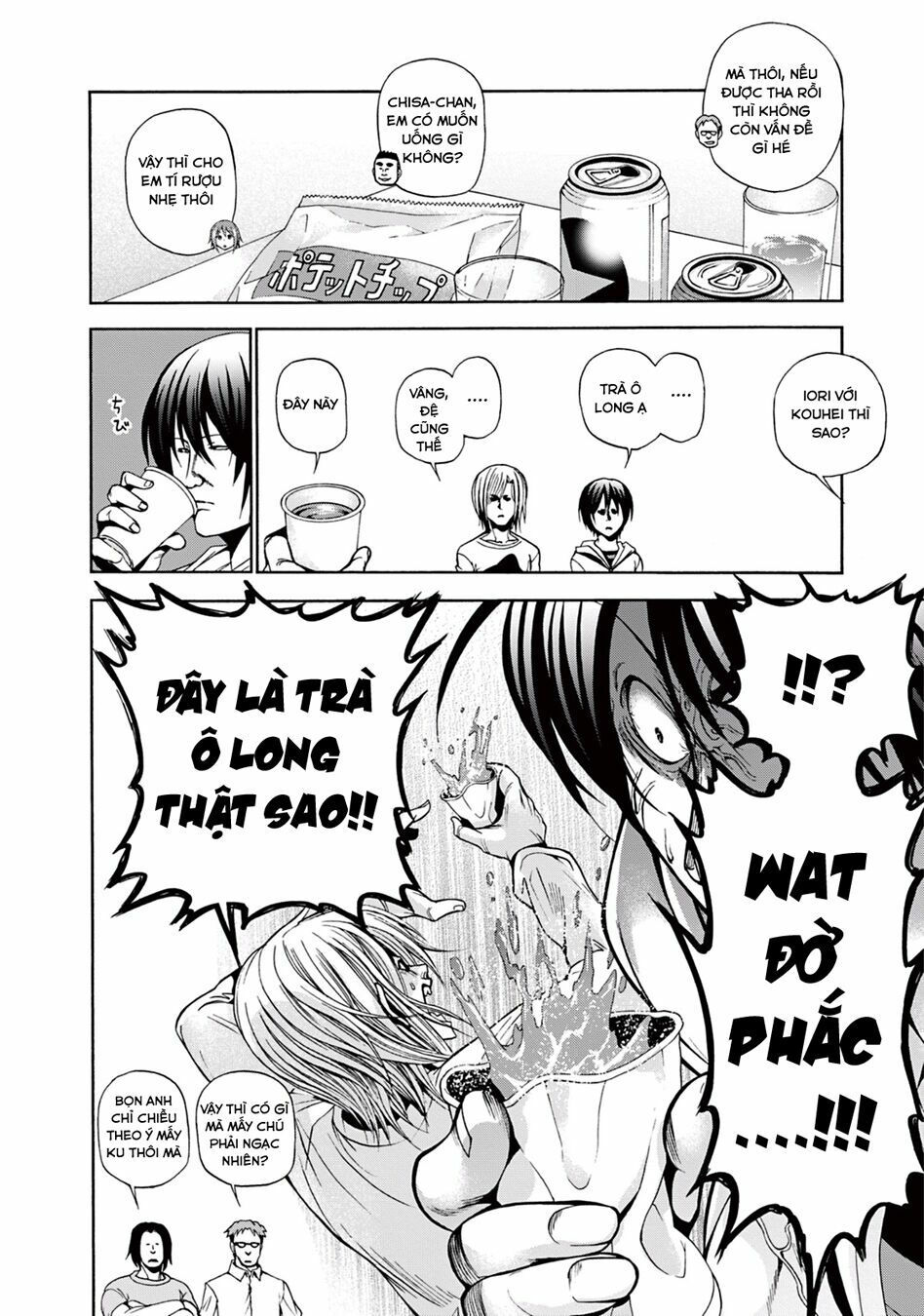 cô gái thích lặn - grand blue chapter 8 6