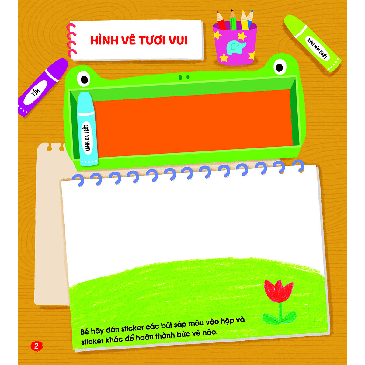 Phát Triển Trí Não Cho Trẻ Qua Tô - Dán Và Nối Hình- Địa Điểm
