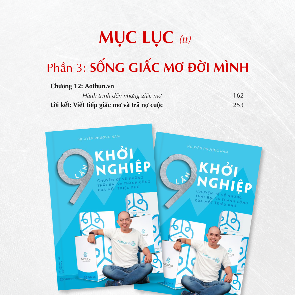 9 Lần Khởi Nghiệp - Chuyện Kể Về Những Thất Bại Và Thành Công Của Một Triệu Phú - Nguyễn Phương Nam