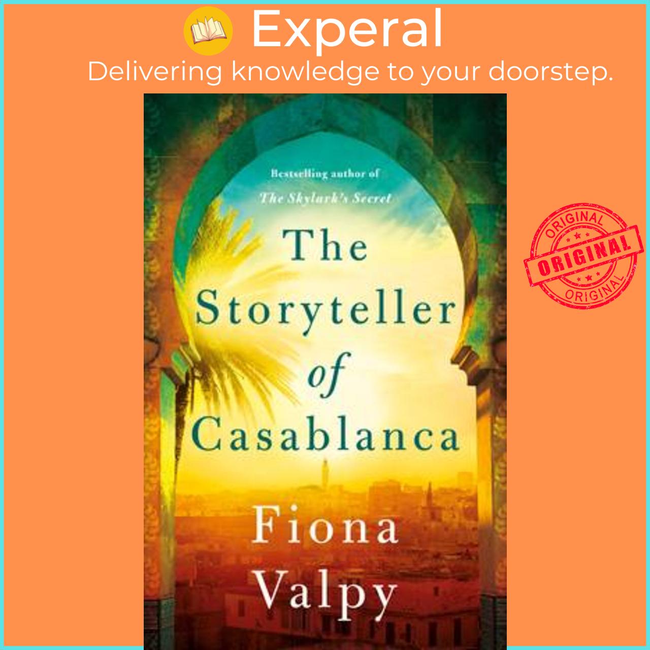 Sách - The Storyteller of Casablanca by Fiona Valpy (US edition, paperback)