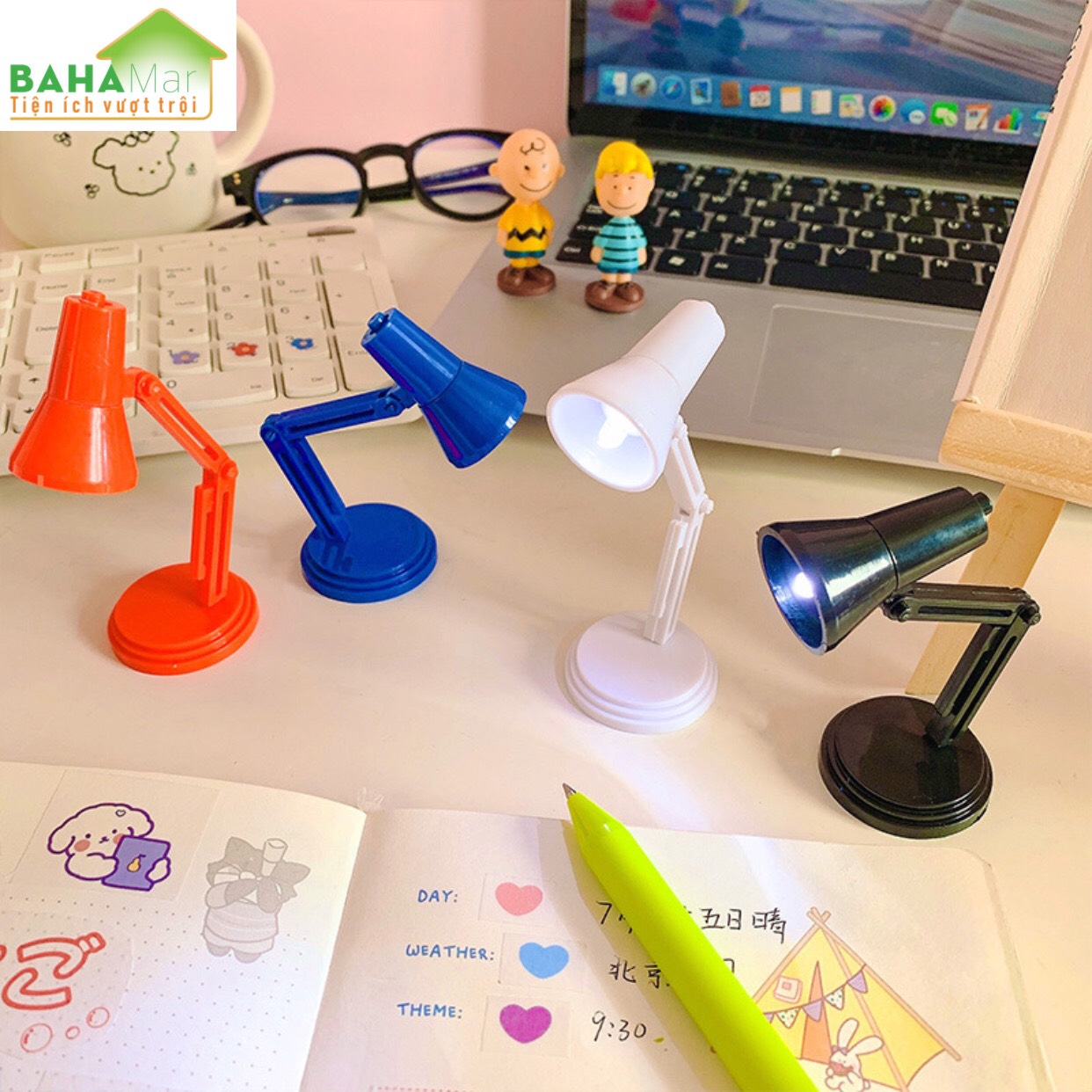 ĐÈN LED DI ĐỘNG MINI TIẾT KIỆM ĐIỆN CÀI ĐỌC SÁCH, LÀM ĐÈN NGỦ, MANG ĐI DU LỊCH  &quot;BAHAMAR&quot; nhỏ gọn và thuận tiện sử dụng, ánh sáng tốt mà tiêt kiệm điện