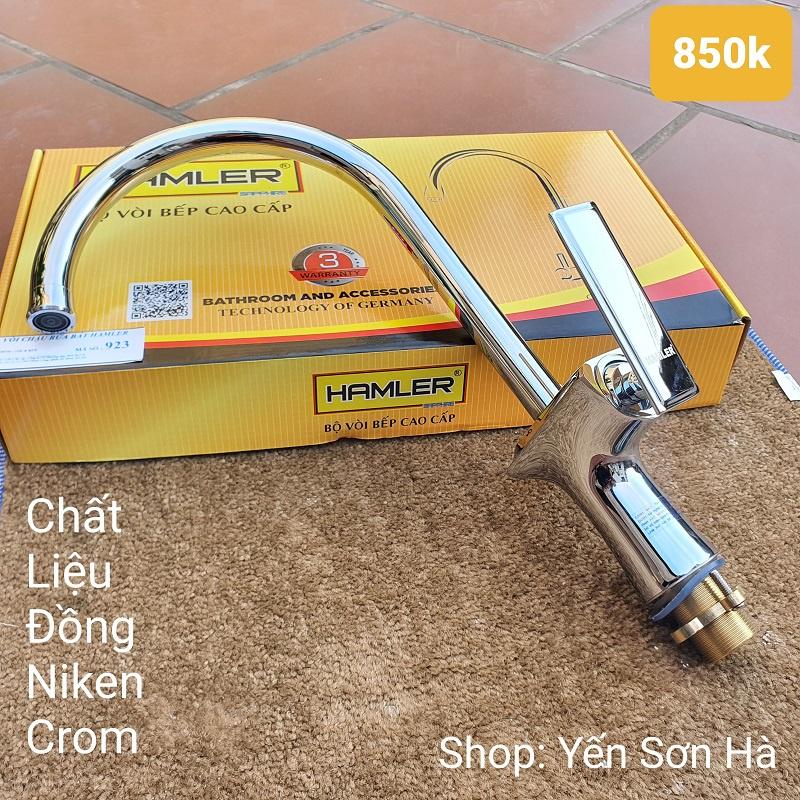 Vòi rửa chén bát nóng lạnh Hamler 923