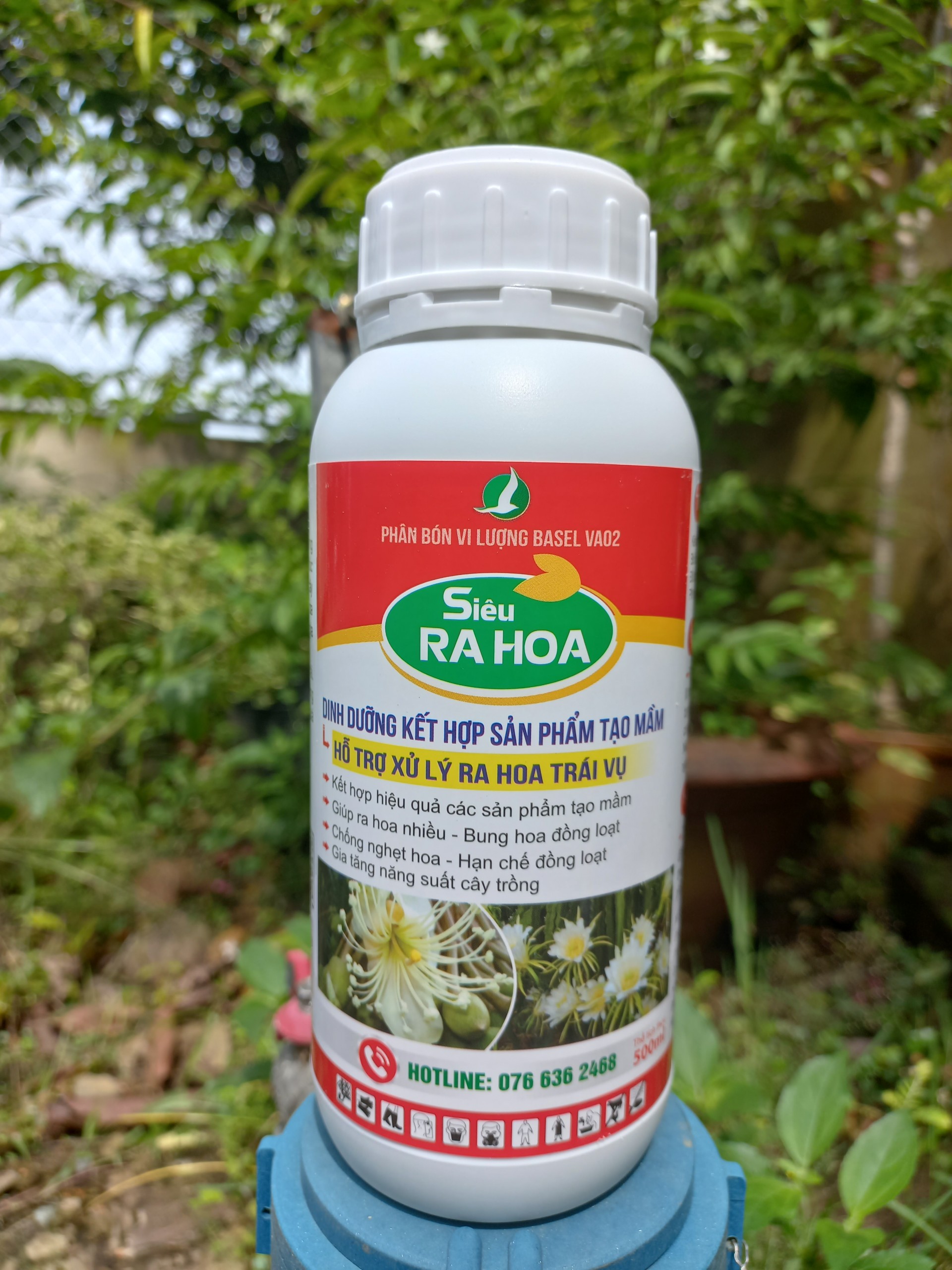 SIÊU RA HOA 500ML - PHÂN BÓN LÁ KÍCH THÍCH RA HOA, KÉO MẦM HOA RA MẠNH HƠN, ĐỒNG LOẠT