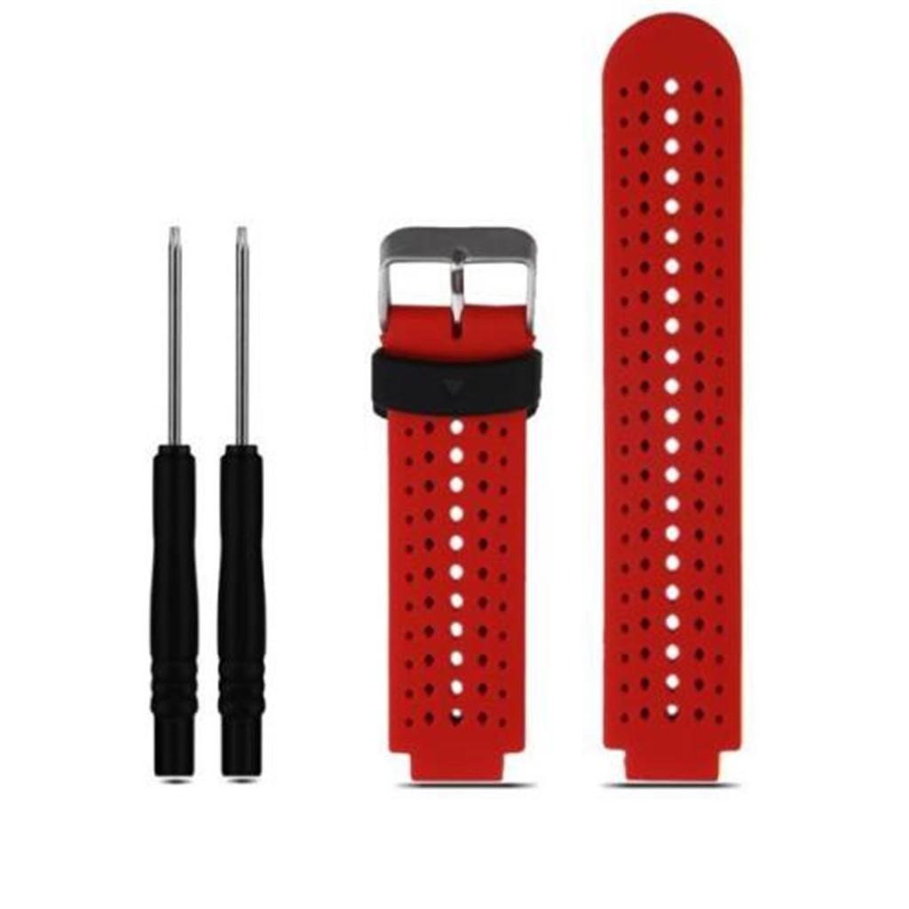 Dây đeo silicon cho đồng hồ thông minh Garmin Forerunner 220 230 235 620 630 735
