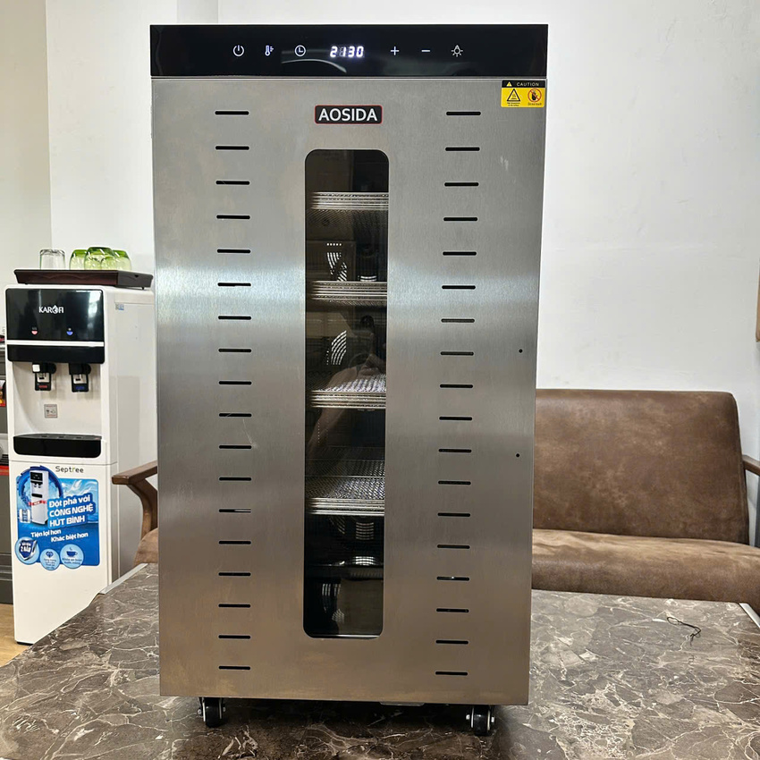 Máy sấy thực phẩm công nghiệp thương hiệu cao cấp AOSIDA SS-24H 24 khay - Dung tích 215L - Hàng nhập khẩu