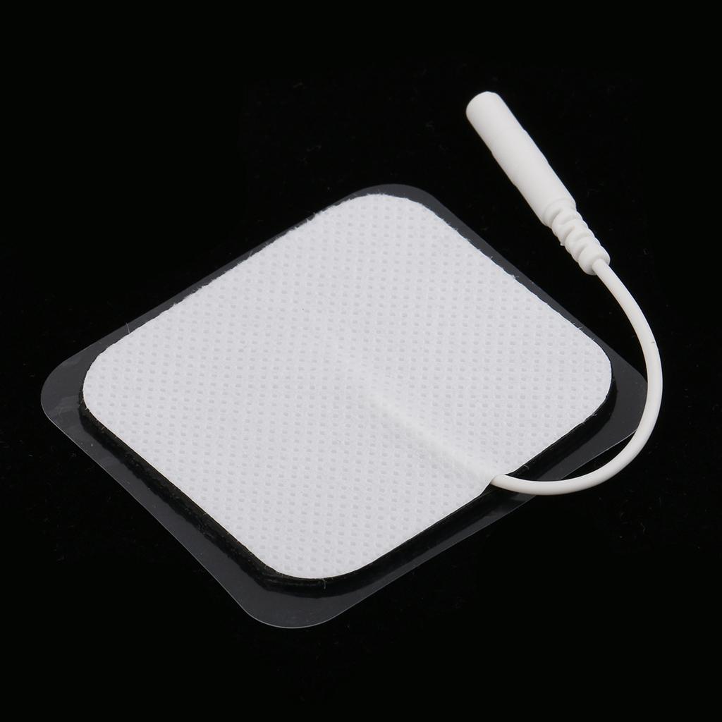 10pcs Replacement Massage Pads for Massagers Electrode Pad 2x2Inch