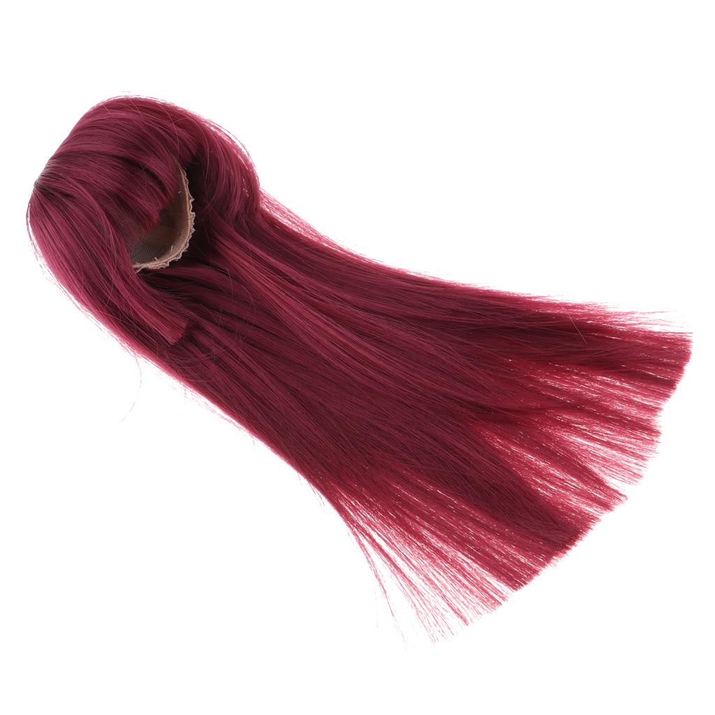 Doll Full Wig Hair 1/4 Synthetic Hair Dolls Wig Hairpiece for  Making